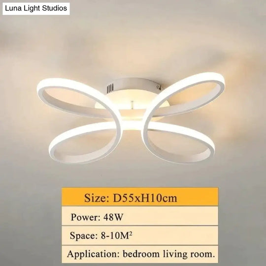 Modern Led Ceiling Lamp Lighting For Living Room Lustre Lamparas Light 72W 90W 120W Lampadario Lamp