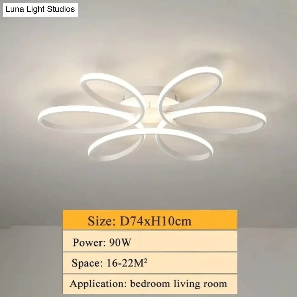 Modern Led Ceiling Lamp Lighting For Living Room Lustre Lamparas Light 72W 90W 120W Lampadario Lamp