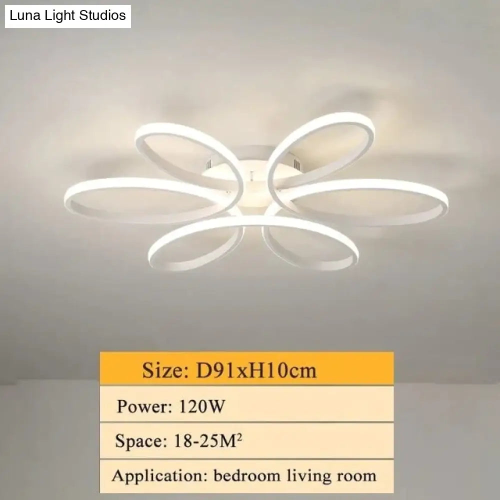 Modern Led Ceiling Lamp Lighting For Living Room Lustre Lamparas Light 72W 90W 120W Lampadario Lamp