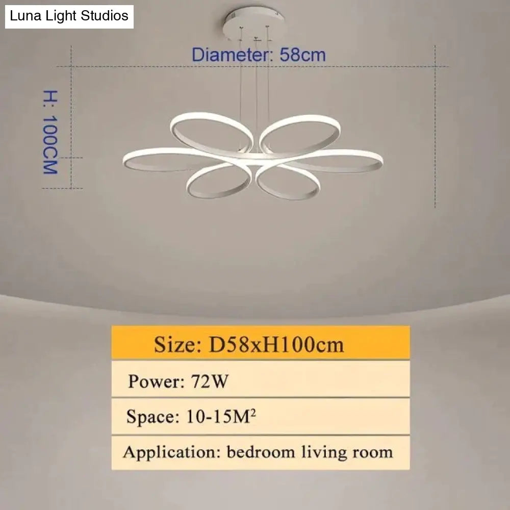 Modern Led Ceiling Lamp Lighting For Living Room Lustre Lamparas Light 72W 90W 120W Lampadario Lamp