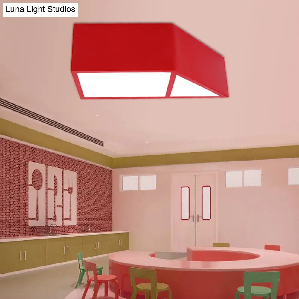 Modern Led Ceiling Lamp With Toy Windmill Design For Kindergarten Classrooms