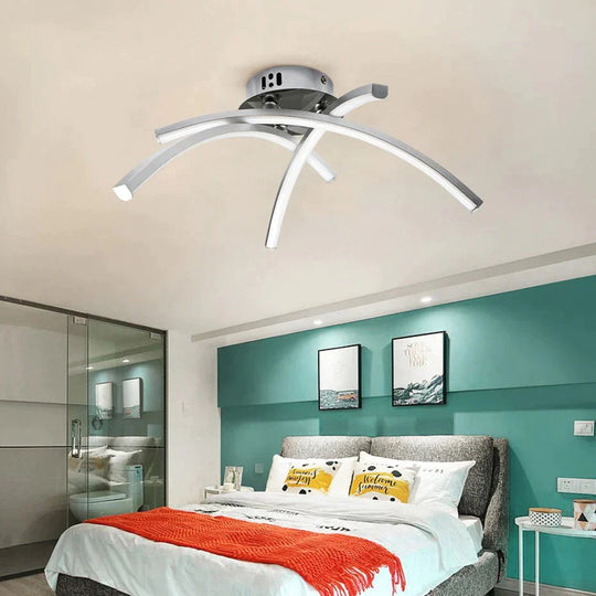 Modern Led Ceiling Light 21W 18W Forked Shaped Surface Lamps For Bedroom Living Room Led Lighting