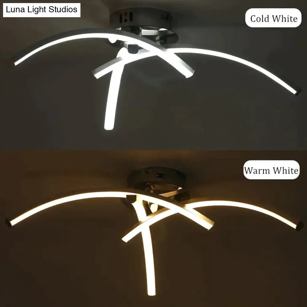 Modern Led Ceiling Light 21W 18W Forked Shaped Surface Lamps For Bedroom Living Room Led Lighting