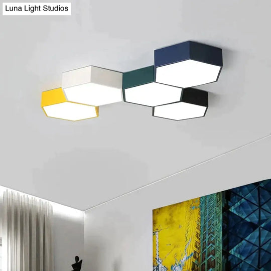 Modern Led Ceiling Light - Diamond Design For Study Dining Room And Balcony Indoor Lighting