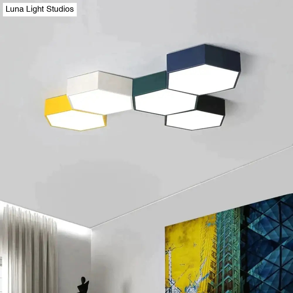 Modern Led Ceiling Light Diamond Indoor Lamp Creative Personality Study Dining Room Balcony