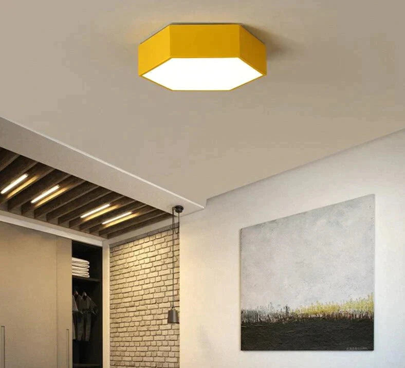 Modern Led Ceiling Light Diamond Indoor Lamp Creative Personality Study Dining Room Balcony