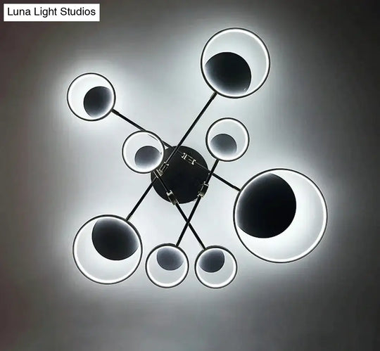 Modern Led Ceiling Light Living Room Lighting Fixture Bedroom Kitchen Surface Mount Lamp Remote