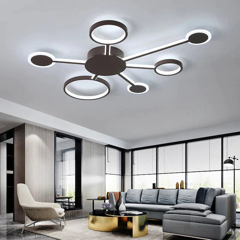Modern LED Ceiling Light Remote Control For Living Room Bedroom Study Indoor Ceiling Home Fixtures