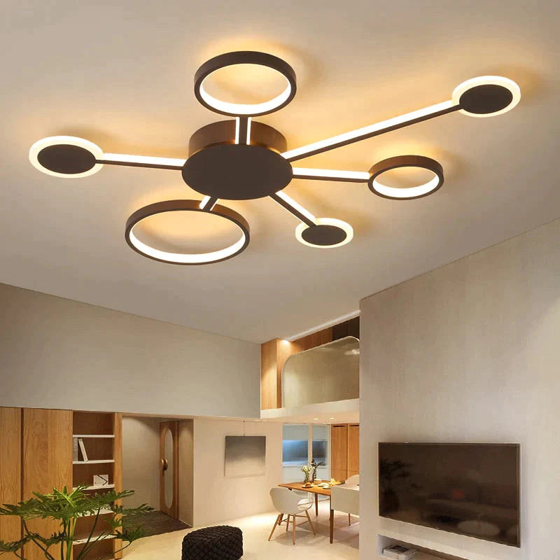 Modern Led Ceiling Light Remote Control For Living Room Bedroom Study Indoor Home Fixtures