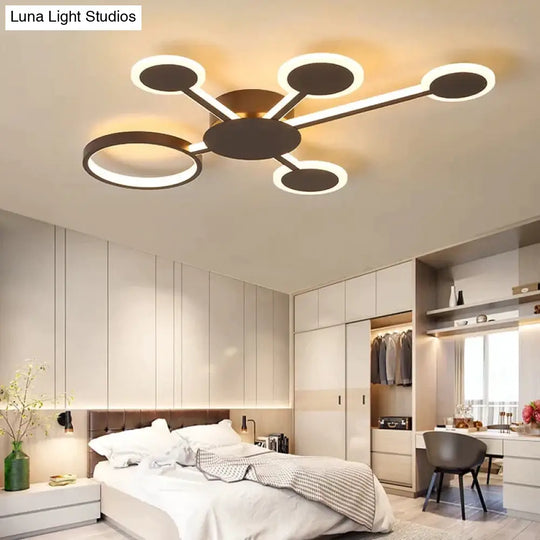 Modern Led Ceiling Light Remote Control For Living Room Bedroom Study Indoor Home Fixtures