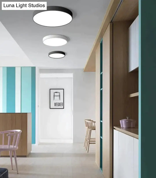 Modern Led Ceiling Light Surface Mount Flush Remote Control Ceiling Lamp For Living Room Bedroom