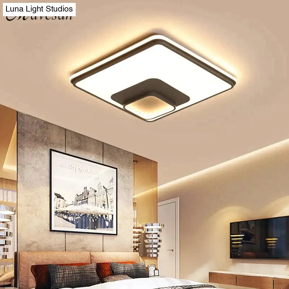 Modern Led Ceiling Lighting Lamps Round/Square/Rectangle Design For Living Room Led Indoor Home