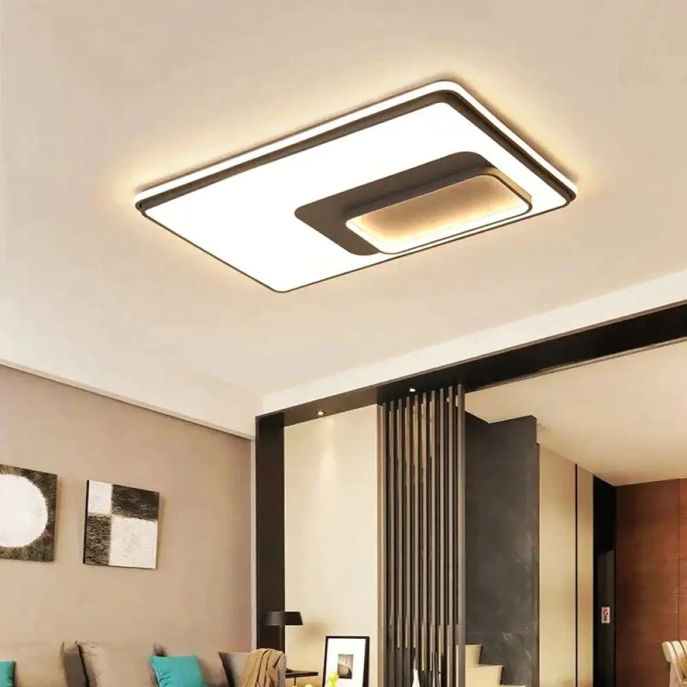 Modern LED Ceiling Lighting Ceiling Lamps Round/Square/Rectangle ...