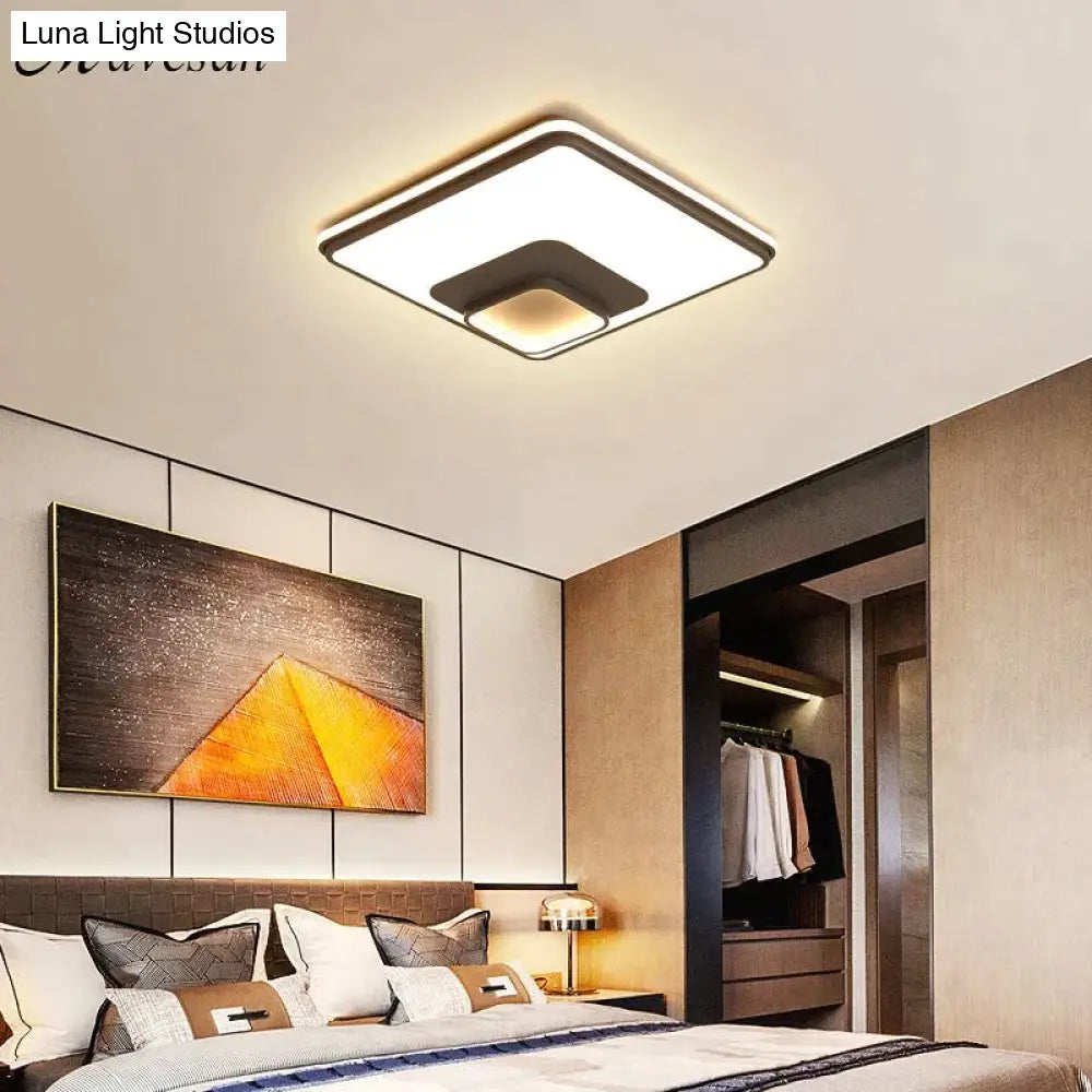 Modern Led Ceiling Lighting Lamps Round/Square/Rectangle Design For Living Room Led Indoor Home