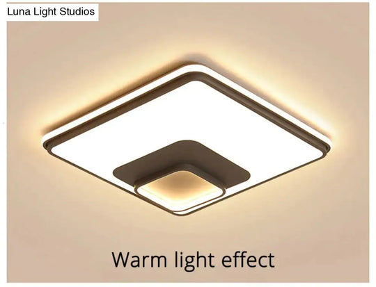 Modern Led Ceiling Lighting Lamps Round/Square/Rectangle Design For Living Room Led Indoor Home