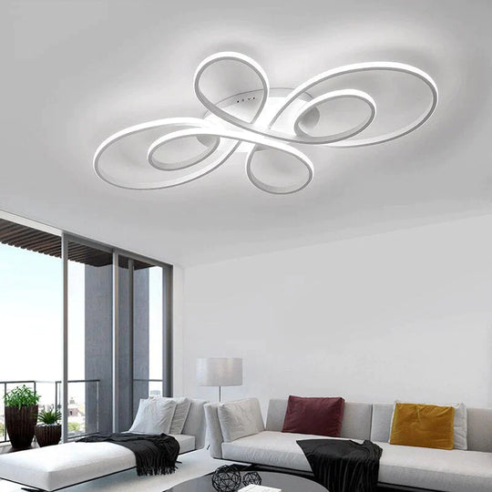 Modern LED Ceiling Lights Dimmable Living Room Dining Room Bedroom Study Balcony Aluminum Body Home Decoration Ceiling Lamp