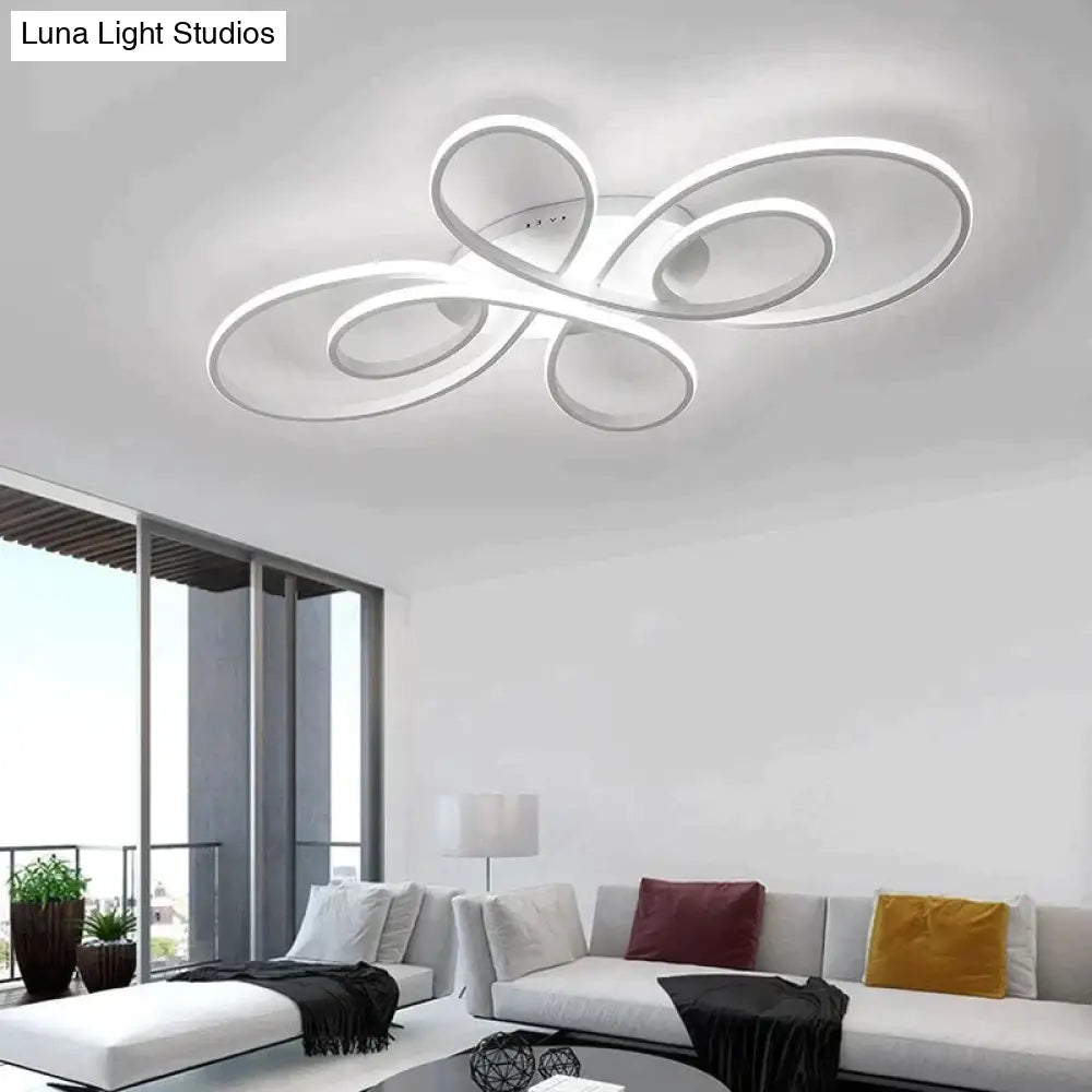 Modern Led Ceiling Lights Dimmable Living Room Dining Bedroom Study Balcony Aluminum Body Home