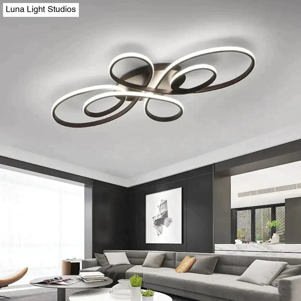 Modern Led Ceiling Lights Dimmable Living Room Dining Bedroom Study Balcony Aluminum Body Home