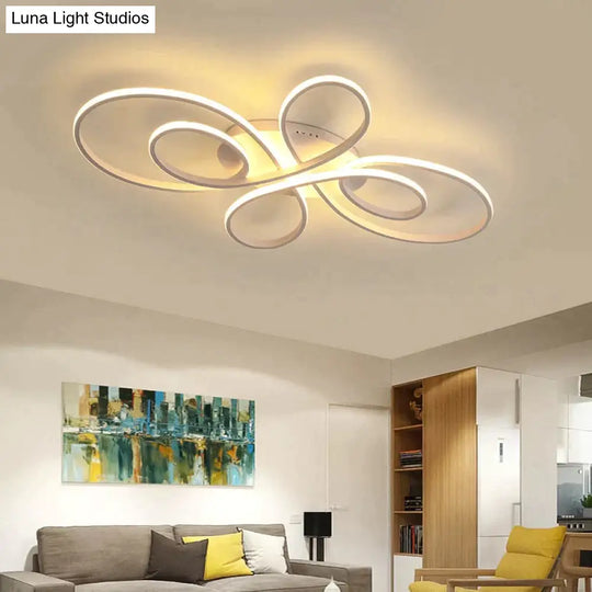 Modern Led Ceiling Lights Dimmable Living Room Dining Bedroom Study Balcony Aluminum Body Home