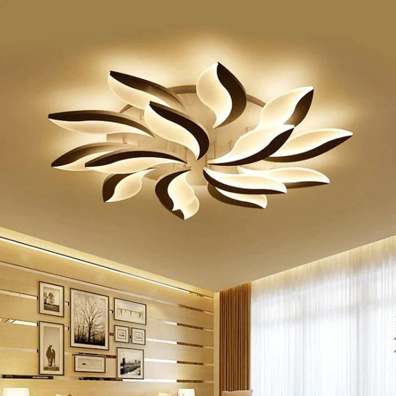 Modern LED Ceiling Lights Fixtures Living Room Hardware Acrylic Lampshade With Remote Bedroom Lamp Lamparas De Techo