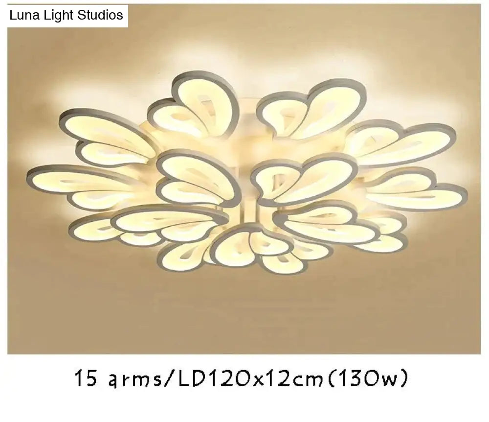 Modern Led Ceiling Lights For Living Room Dining Bedroom Foyer Luminaries White Frame Lamps Input