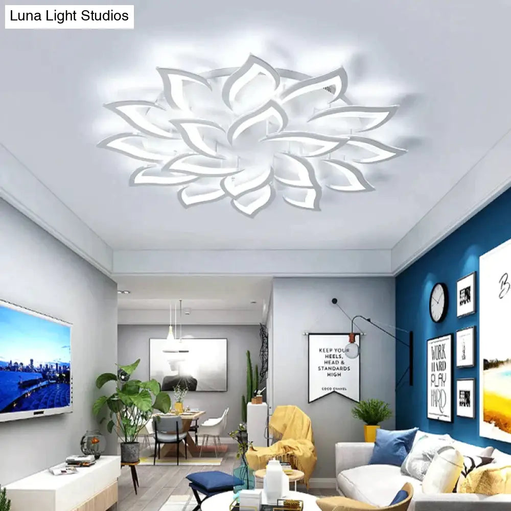 Modern Led Ceiling Lights For Living Room Kitchen Bedroom Kids’ Dimmable Lamp Art Deco Fixture