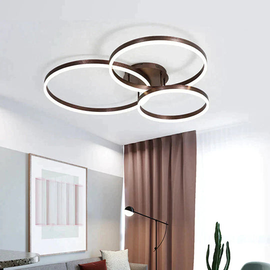 Modern Led Ceiling Lights For Living Room Kitchen Fixtures With Remote Indoor Home Dining Lamps