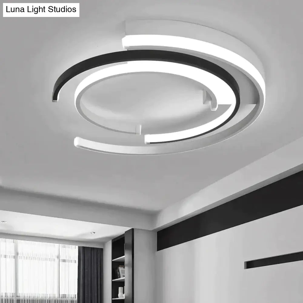 Modern Led Ceiling Lights Living Room Bedroom Lustre De Plafond Moderne Luminaire Plafonnier White