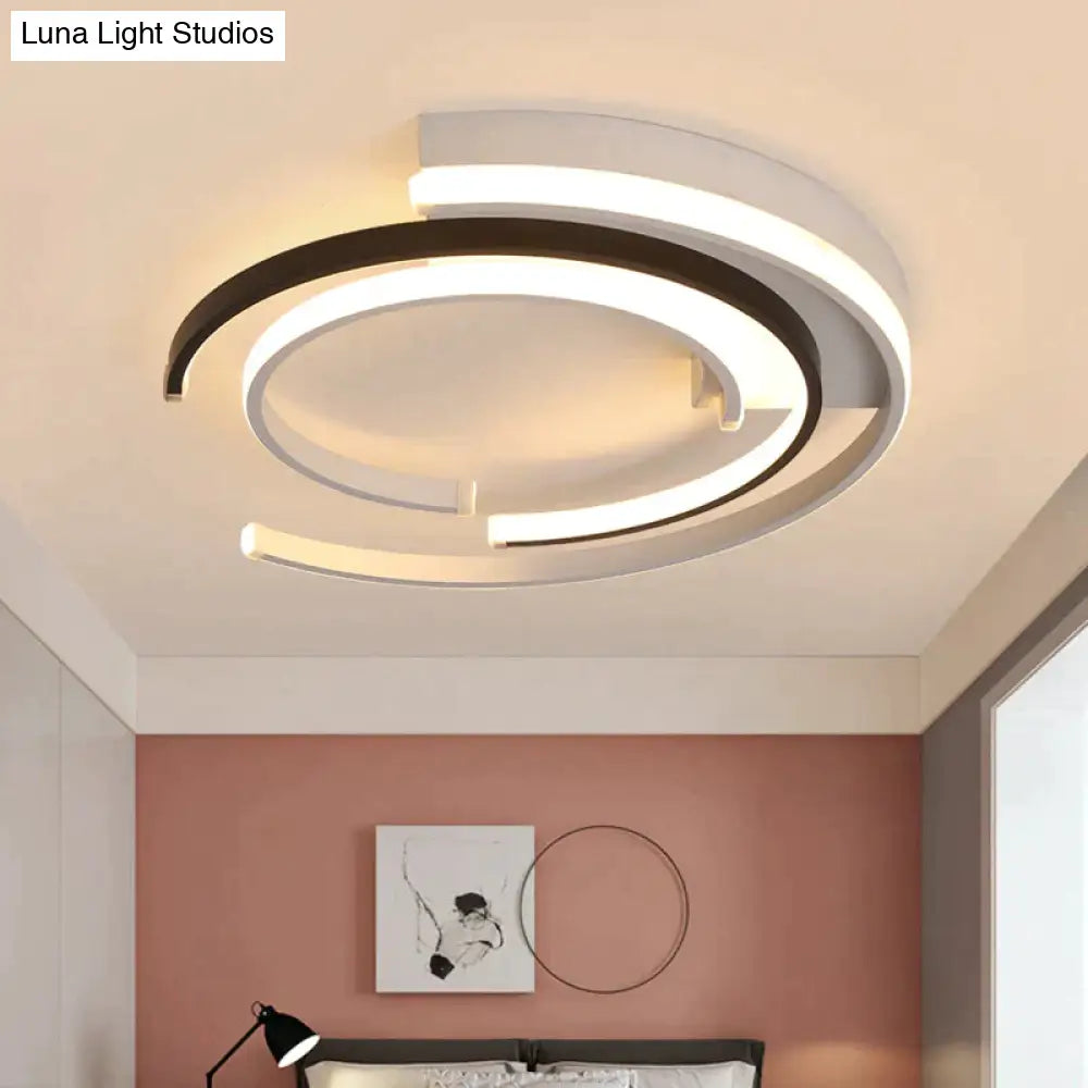 Modern Led Ceiling Lights Living Room Bedroom Lustre De Plafond Moderne Luminaire Plafonnier White