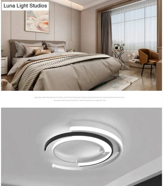 Modern Led Ceiling Lights Living Room Bedroom Lustre De Plafond Moderne Luminaire Plafonnier White