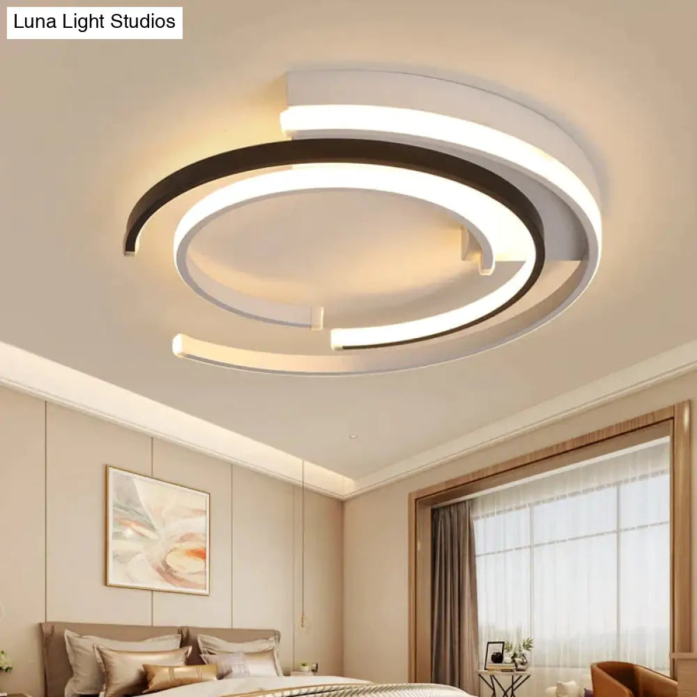 Modern Led Ceiling Lights Living Room Bedroom Lustre De Plafond Moderne Luminaire Plafonnier White