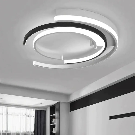 Modern Led Ceiling Lights Living Room Bedroom Lustre De Plafond Moderne Luminaire Plafonnier White