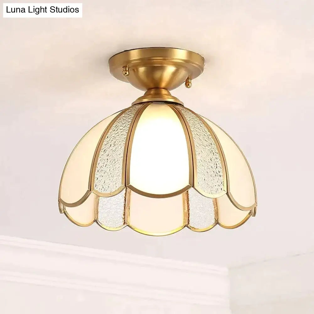 Modern Led Ceiling Lights With Glass Lampshade Plafonnier Led Living Room Bedroom Design Vintage