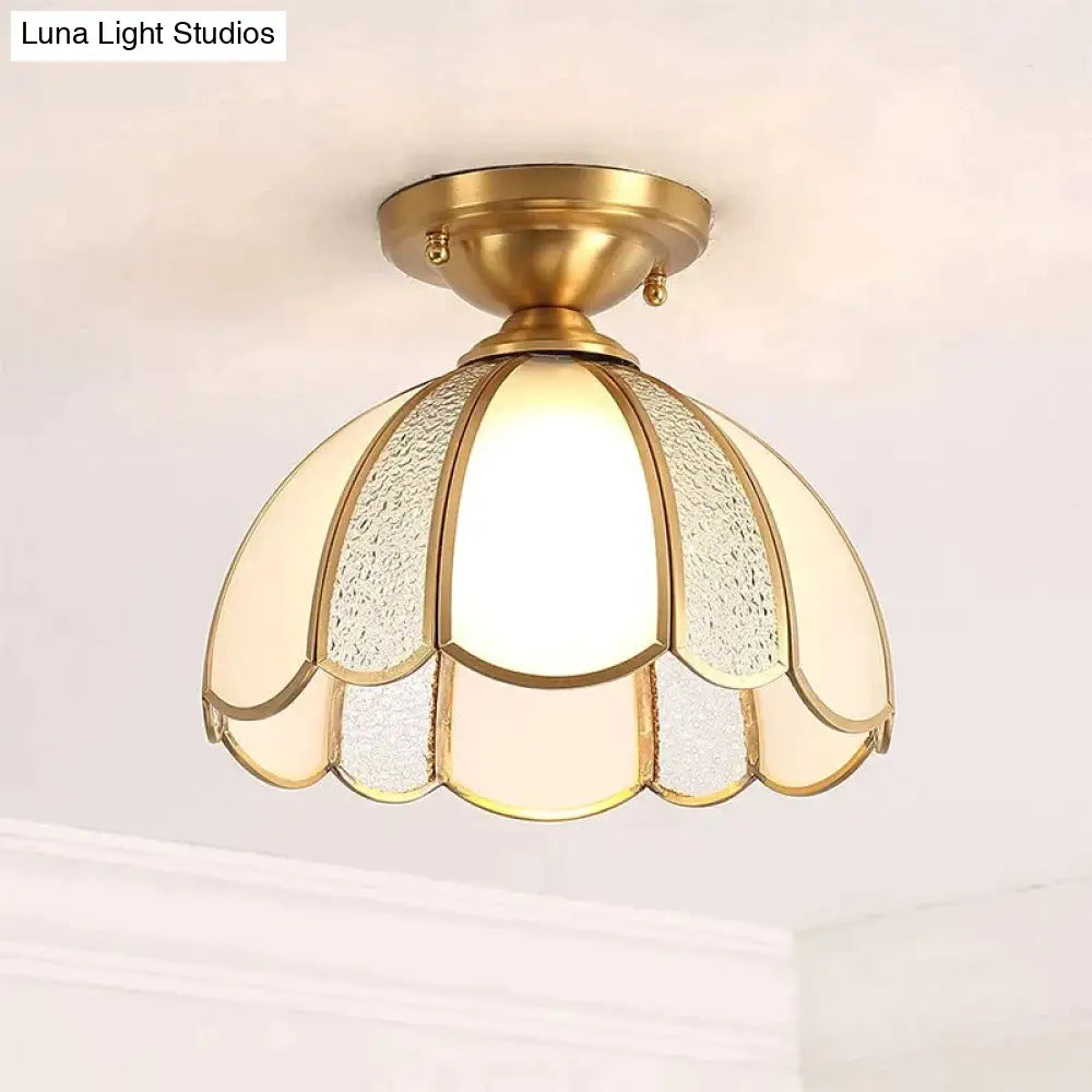 Modern Led Ceiling Lights With Glass Lampshade Plafonnier Led Living Room Bedroom Design Vintage