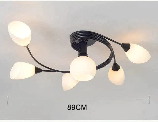 Modern Led Chandelier Ceiling Lamp Indoor Illuminate Lighting Avize Salon Lustres Childern Lights 6