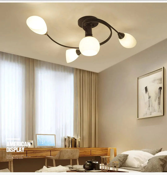 Modern LED Chandelier Ceiling Lamp Indoor Illuminate Lighting Avize Modern Salon Lustres Childern Ceiling Lights