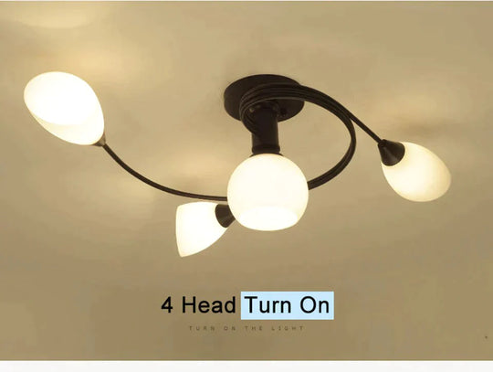 Modern Led Chandelier Ceiling Lamp Indoor Illuminate Lighting Avize Salon Lustres Childern Lights