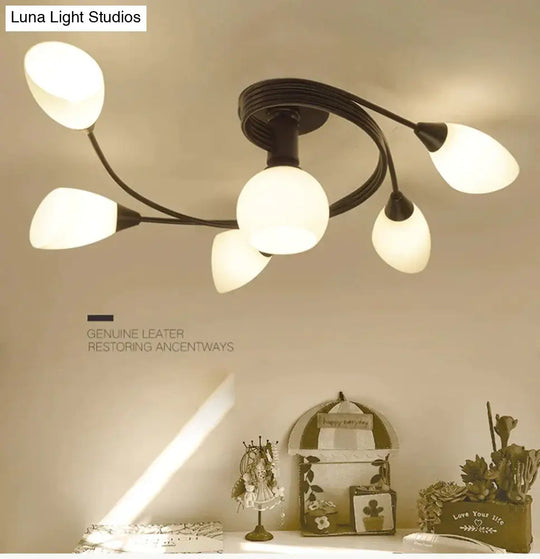 Modern Led Chandelier Ceiling Lamp Indoor Illuminate Lighting Avize Salon Lustres Childern Lights