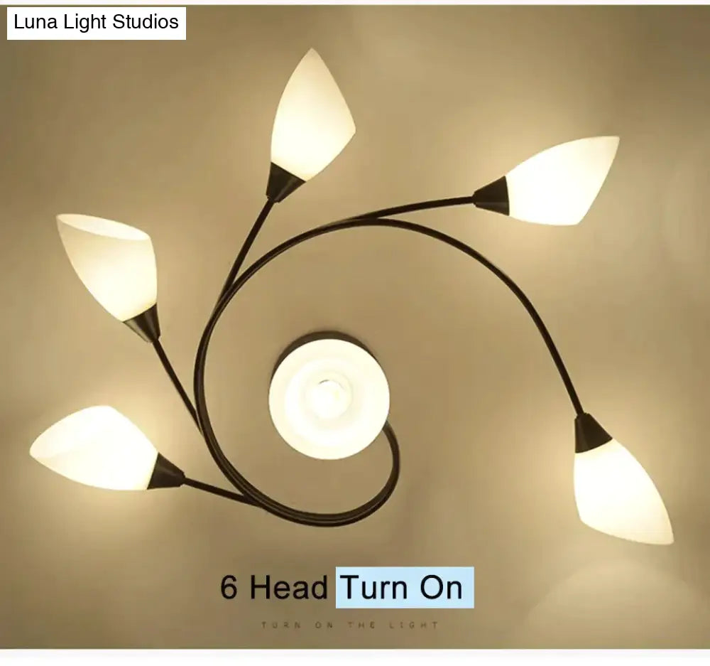 Modern Led Chandelier Ceiling Lamp Indoor Illuminate Lighting Avize Salon Lustres Childern Lights