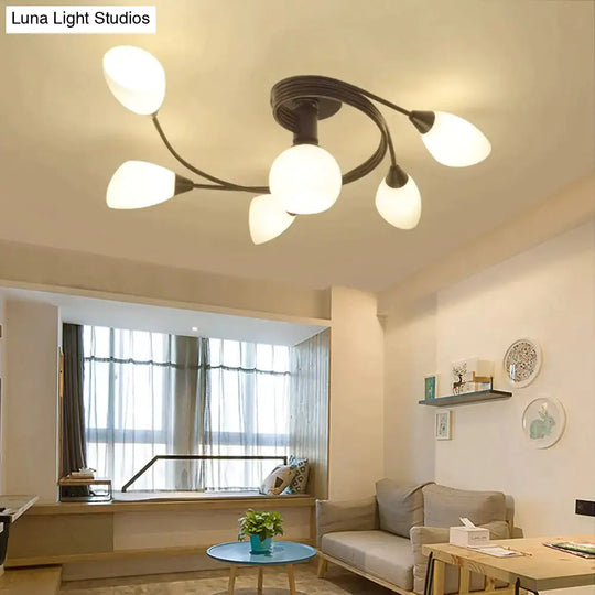 Modern Led Chandelier Ceiling Lamp Indoor Illuminate Lighting Avize Salon Lustres Childern Lights