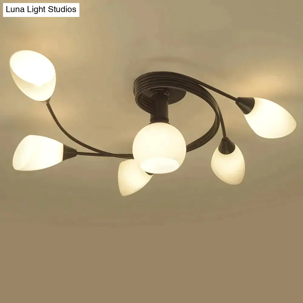 Modern Led Chandelier Ceiling Lamp Indoor Illuminate Lighting Avize Salon Lustres Childern Lights