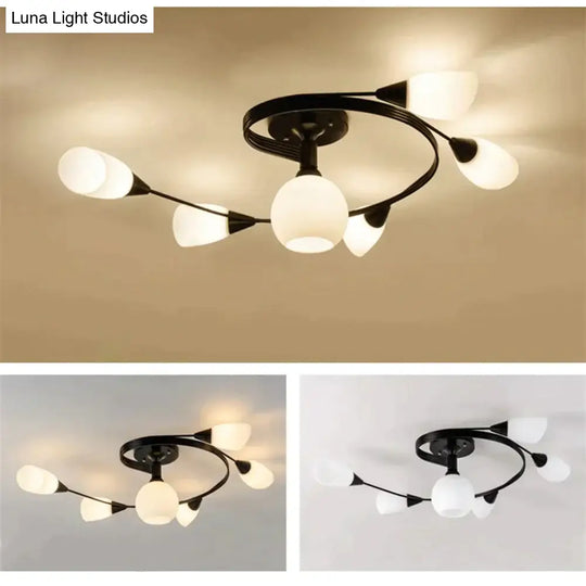 Modern Led Chandelier Ceiling Lamp Indoor Illuminate Lighting Avize Salon Lustres Childern Lights