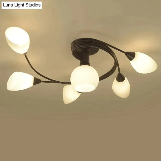 Modern Led Chandelier Ceiling Lamp Indoor Illuminate Lighting Avize Salon Lustres Childern Lights