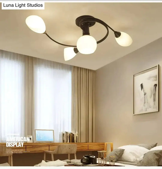 Modern Led Chandelier Ceiling Lamp Indoor Illuminate Lighting Avize Salon Lustres Childern Lights