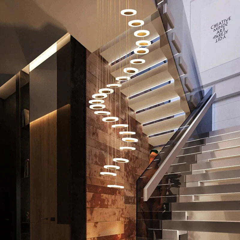 Modern LED Chandelier Living Room Pendant Lamp Bedroom Fixtures Stairs Suspended Lights Restaurant HangingC Lighting Luminaire