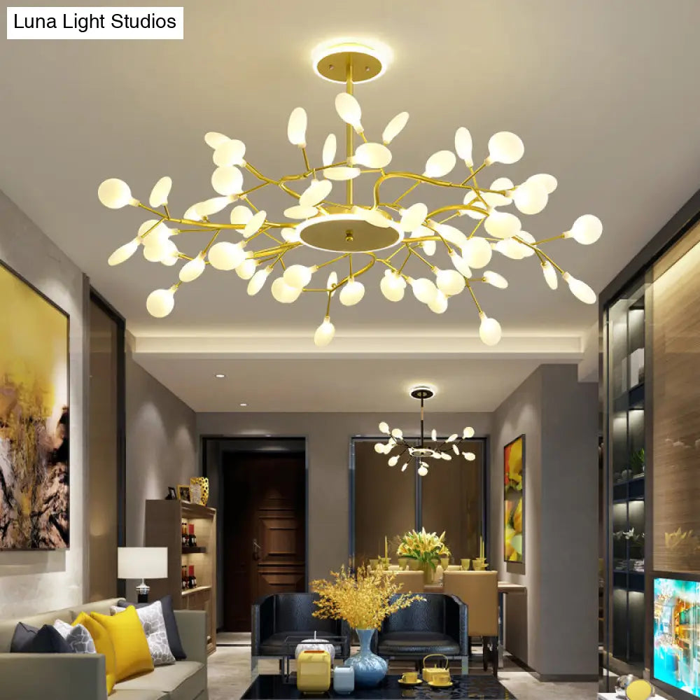 Modern Acrylic Led Chandelier - Stylish Lighting Fixture For Living Rooms