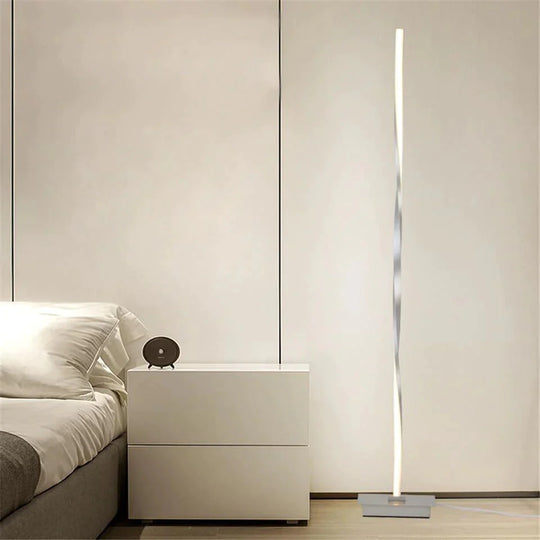 Modern LED Floor Lamp for Living Room Standing Pole LED Floor Light for Bedrooms Offices Bright Dimmable Table Lamp Indoor Decor
