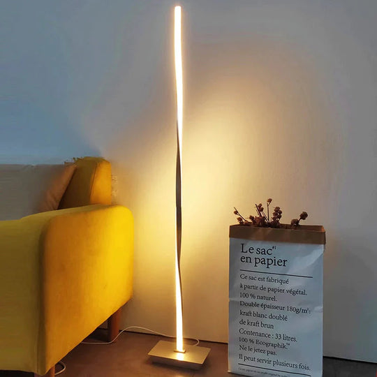 Modern LED Floor Lamp for Living Rooms Modern Standing Pole Light for Study Bedrooms Offices Bright Dimmable Floor Light