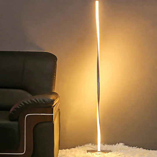 Modern LED Floor Lamp for Living Rooms Modern Standing Pole Light for Study Bedrooms Offices Bright Dimmable Floor Light