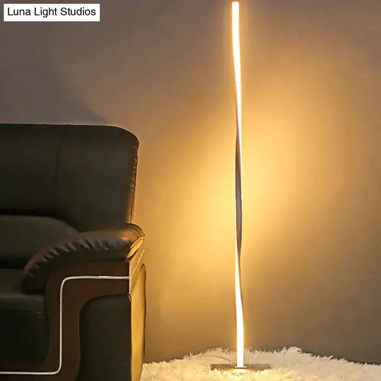 Modern Led Floor Lamp For Living Rooms Standing Pole Light Study Bedrooms Offices Bright Dimmable